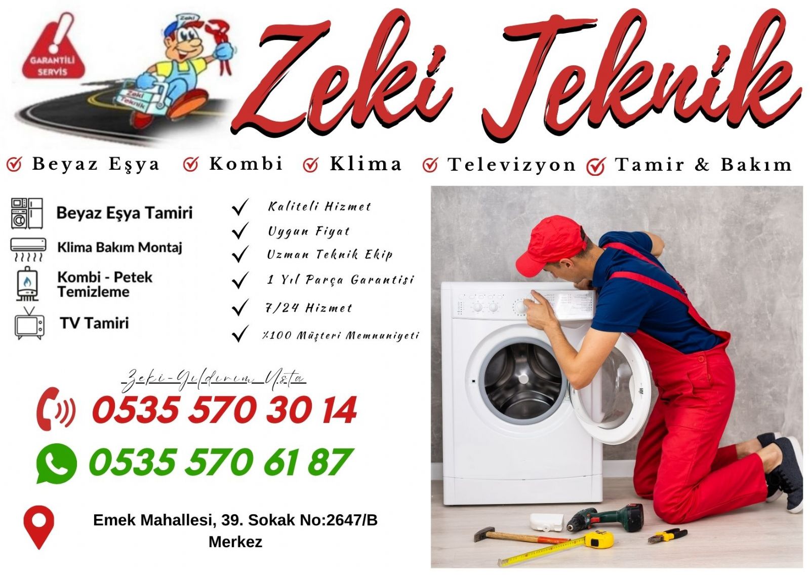 Emek Çamaşır Makinesi Tamircisi